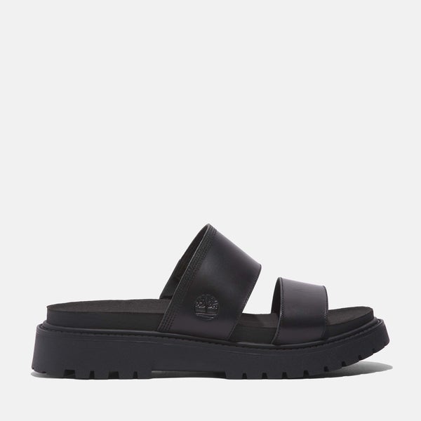 Timberland Women's Clairemont Way Leather Slide Sandals