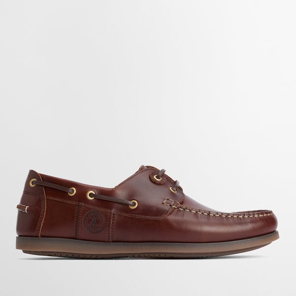 Barbour Men's Wake Leather Boat Shoes