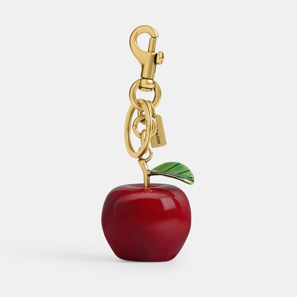 Coach Small Apple Resin Bag Charm