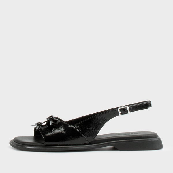 Vagabond Women's Izzy Patent Leather Flat Sandals