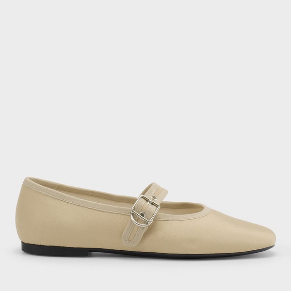Vagabond Women's Jolin Buckle Textile Ballet Flats