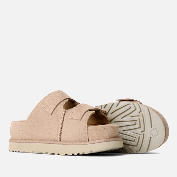 UGG Women's Goldenstar Hi Suede Slide Sandals