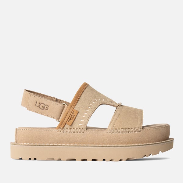 UGG Women's Goldenstar Regenerate Suede Sandals