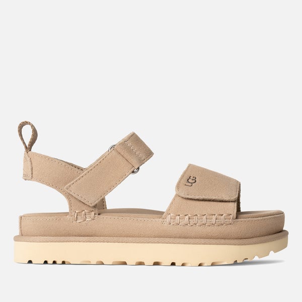 UGG Women's Goldenstar Suede Flatform Sandals