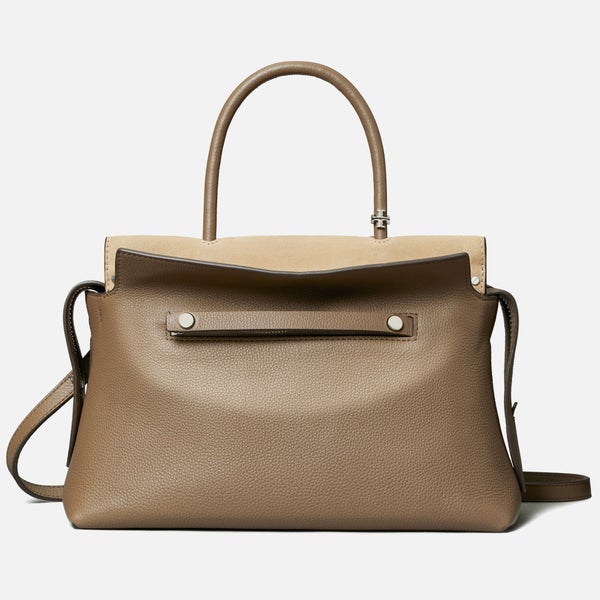 Tory Burch Mercer Pebbled Leather Satchel