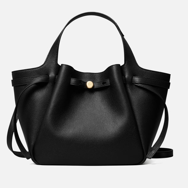 Tory Burch Romy Pebble-Grain Leather Satchel
