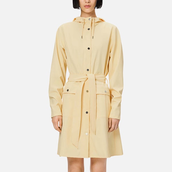Rains Curve Matte Shell Long Jacket