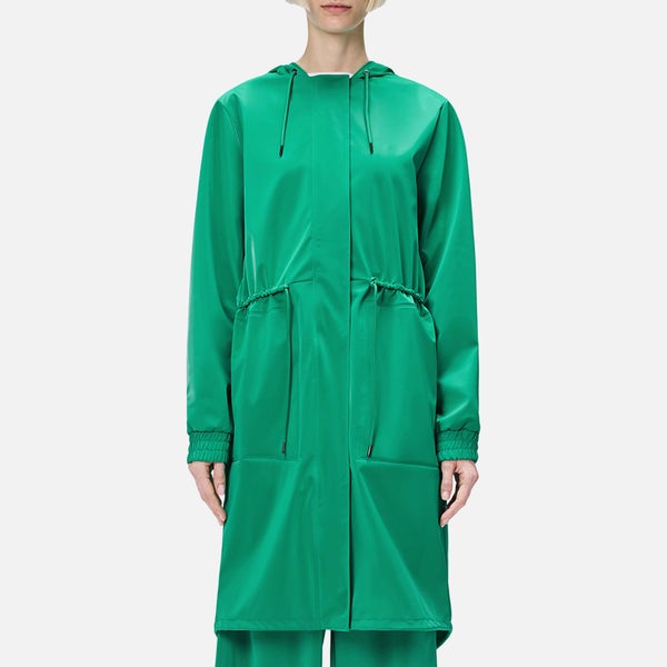 Rains String W Matte-Shell Parka Coat
