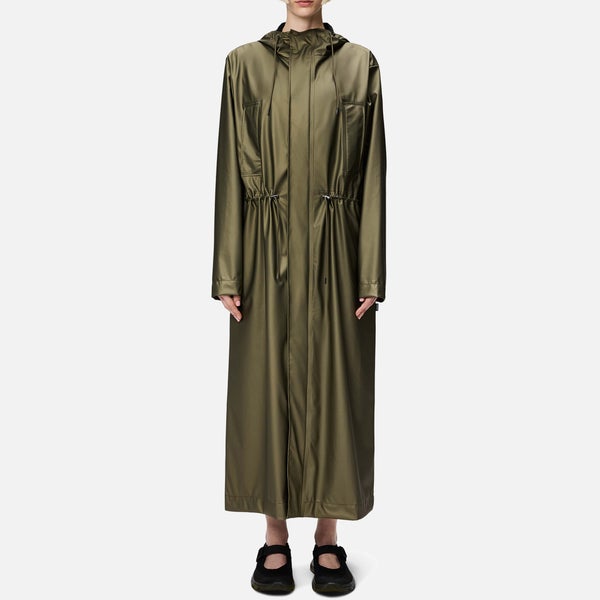 Rains Bold Longest W3 Matte Shell Jacket