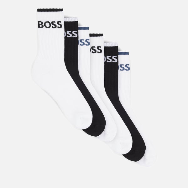 BOSS Bodywear 6-Pack Cotton-Blend Sports Socks