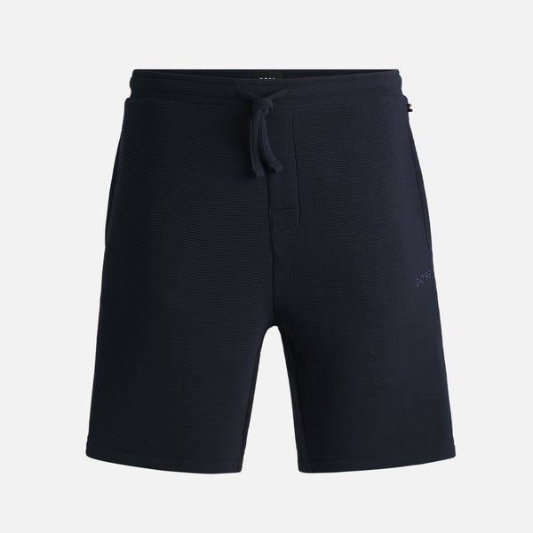 BOSS Bodywear Ribbed Woven Lounge Shorts