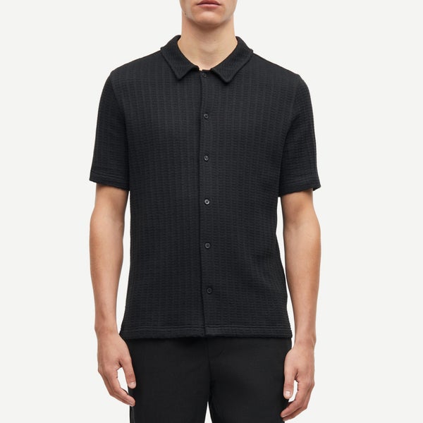 Samsøe Samsøe Sakvistbro Cotton-Blend Waffle Shirt