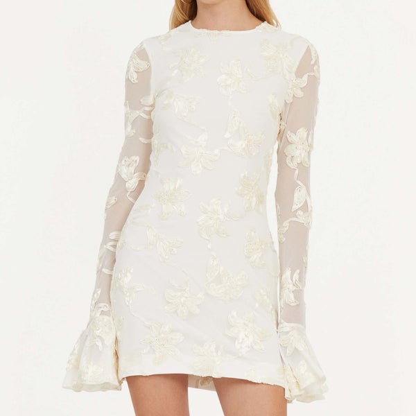 ROTATE Birger Christensen Mesh Mini Dress