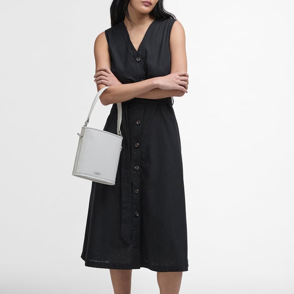 Barbour Elsie Cotton And Linen-Blend Midi Dress