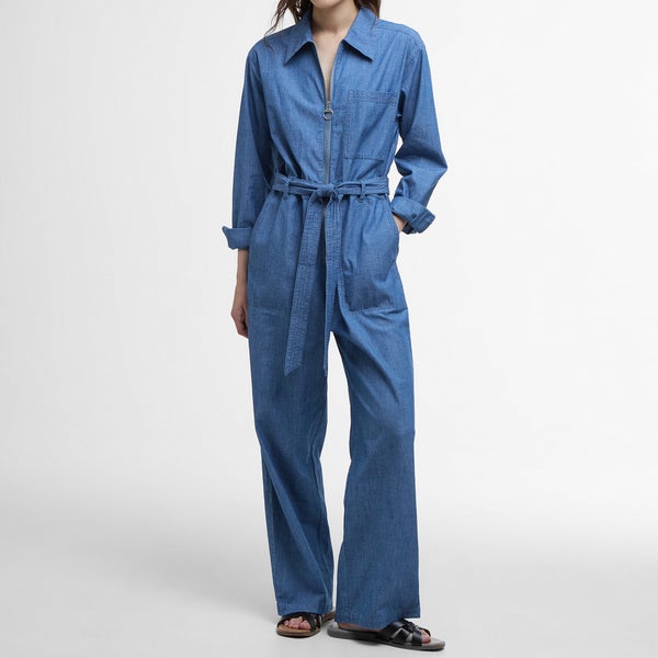 Barbour Emmie Cotton-Chambray Jumpsuit