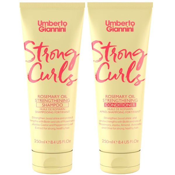 Umberto Giannini Strong Curls Strengthening Shampoo & Conditioner Duo
