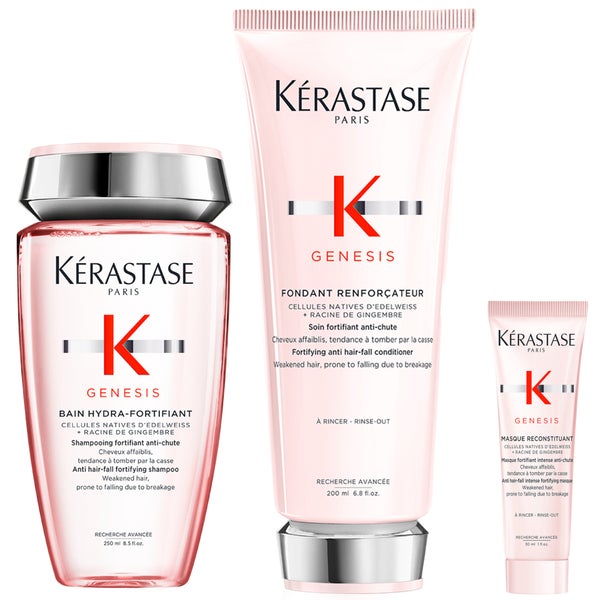 Kérastase Genesis Shampoo 250ml and Conditioner 250ml with Mini Deluxe Masque 30ml Bundle
