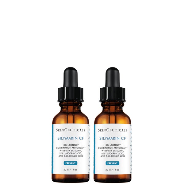 SkinCeuticals Silymarin CF Vitamin C Salicylic Acid Antioxidant Serum 30ml Duo