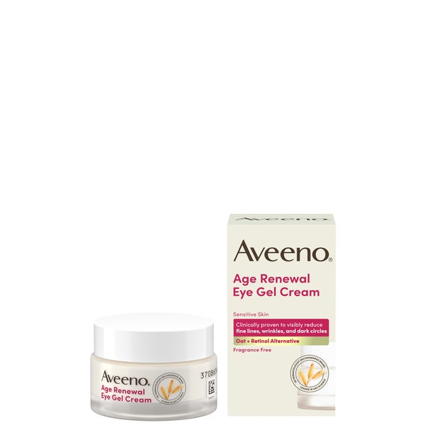 Aveeno Face Age Renewal Eye Gel Cream Retinol Alternative 15ml