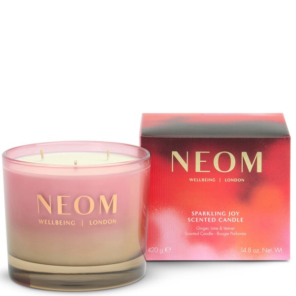 NEOM Sparkling Joy 3 Wick Candle 420g