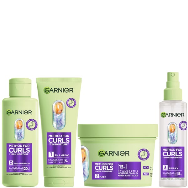 Garnier Method For Curls Full Routine