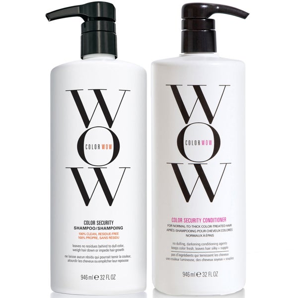 Color Wow Colour Security Shampoo and Conditioner Normal to Thick 946ml