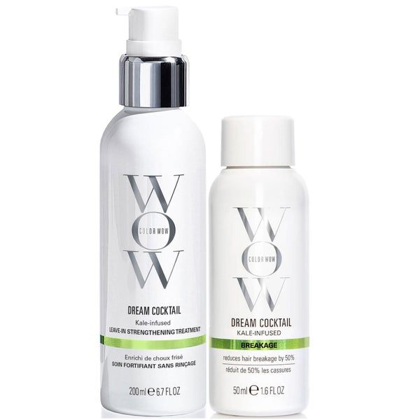 Color Wow Dream Cocktail Kale-Infused Leave-in Treatment Home and Away Duo