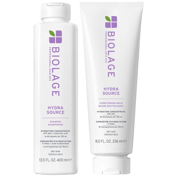 Biolage Hydra Source Shampoo 400ml and Conditioner 236ml Duo