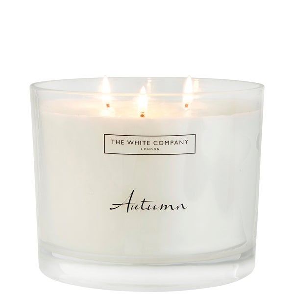 The White Company Autumn Large Candle 770g