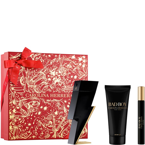 Carolina Herrera Bad Boy Eau de Toilette 100ml + Shower Gel 100ml + Eau de Toilette 10ml