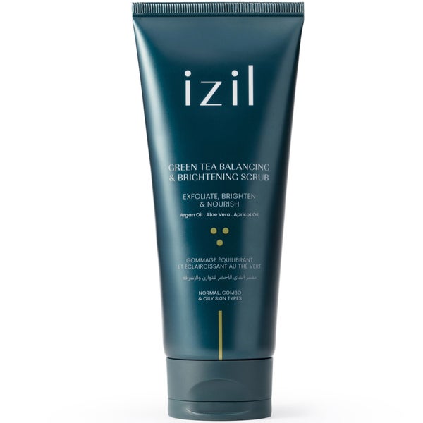 Izil Green Tea Balancing & Brightening Scrub 220g