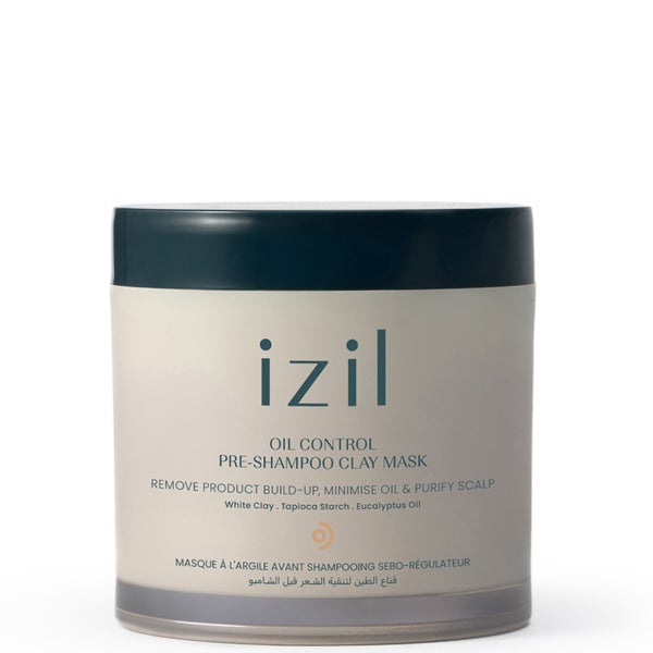 izil Oil Control Pre-Shampoo Clay Mask 260ml