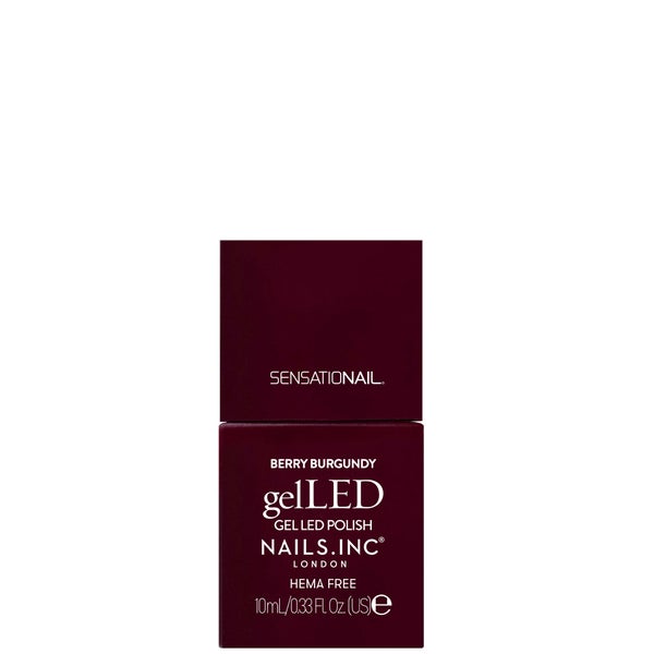 Nails Inc. Gel Polish Berry Burgundy