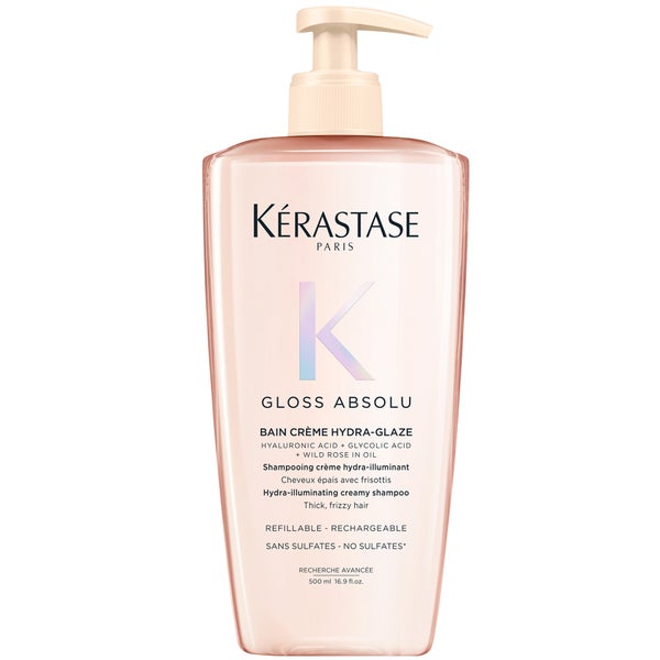 Kérastase Gloss Absolu Bain Crème Hydra-Glaze Shampoo For Thick Frizzy Hair 500ml