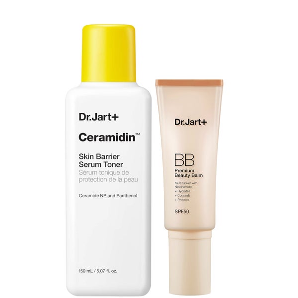 Dr. Jart+ Ceramidin™ Serum Toner and Premium BB Duo - Medium - Tan