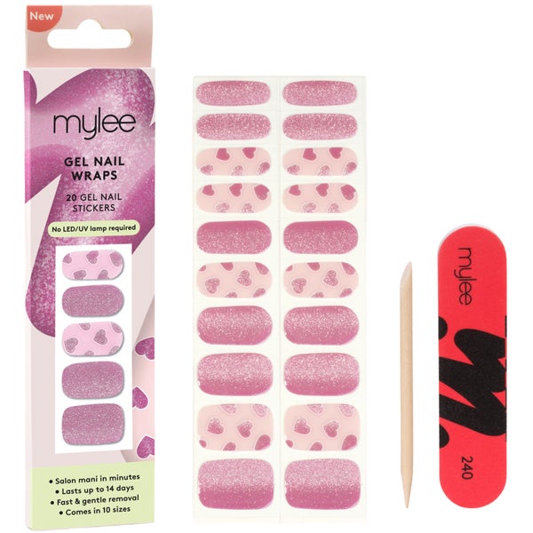 Mylee Gel Nail Wraps In a Heartbeat