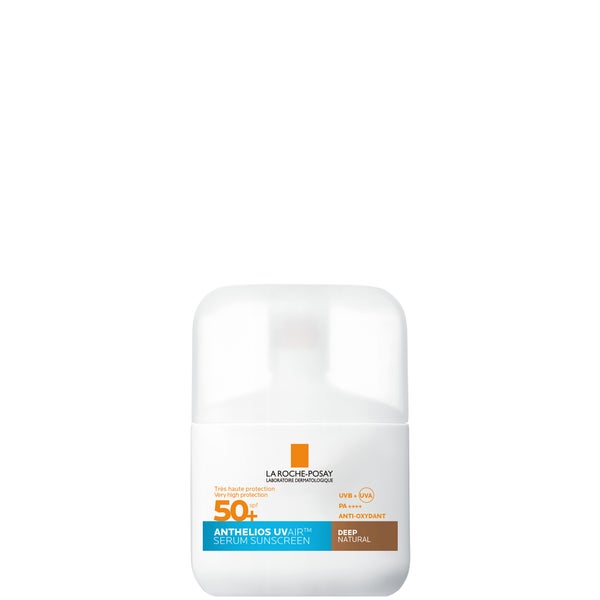 La Roche Posay Anthelios UVAIR Serum Sunscreen SPF50+ Deep with Hyaluronic Acid, Niacinamide & Vitamin E, For all skin types, 50ml