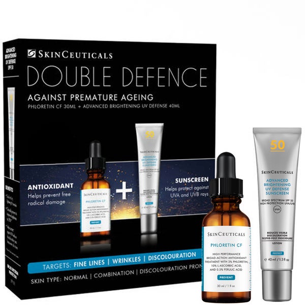 Skin Ceuticals Double Defence 2026 Phloretin CF and Advanced brightening UV Defence Kit