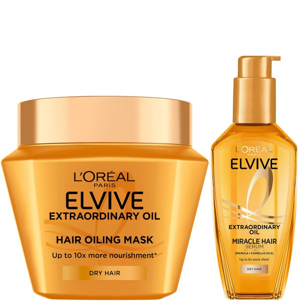 L'Oréal Paris Elvive Extraordinary Oil Mask & Oil Treatment Bundle