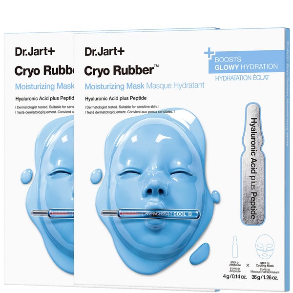 Dr.Jart+ Cryo Rubber Moisturizing Hydrogel Face Mask with Hyaluronic Acid (2 Pack)
