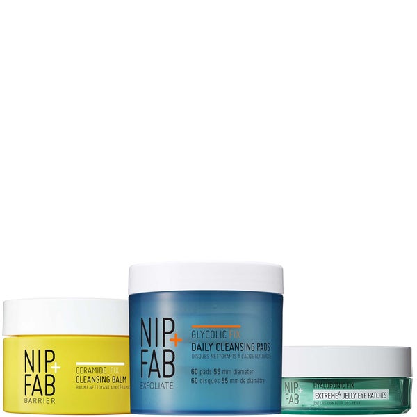 NIP+FAB Daily Double Cleanse and Treatment Trio