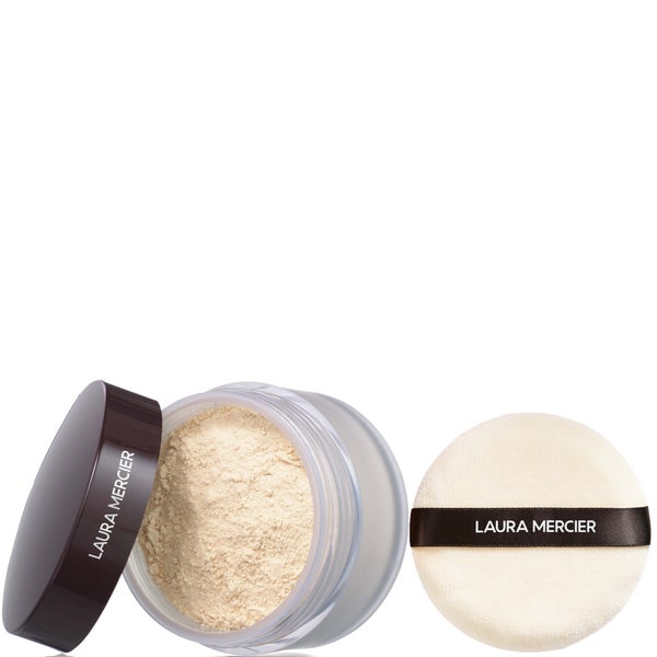 Laura Mercier Translucent Loose Setting Powder 29g & Velour Puff Set -Translucent