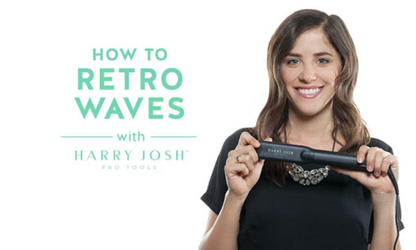 Hair Tutorial: How to Create Retro Waves with a Flat Iron