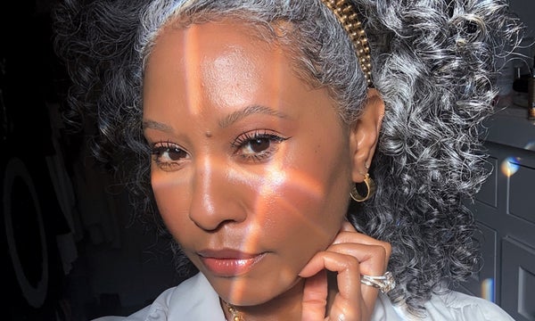 How This Flight Attendant and Blogger Embraces Her Silver Curls