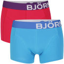 Bjorn Borg Men's Seasonal Solid 2-Pack Boxer Shorts - Jazzy