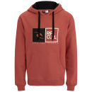 Rip Curl Men's Ripawatu Pop Over Logo Fleece Hoody - Baked Apple Red