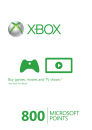 Xbox Live 800 Points Card