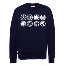 Marvel Avengers Assemble Team Icons Men's Sweatshirt - Navy