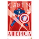 Marvel Retro Captain America - Maxi Poster - 61 x 91.5cm