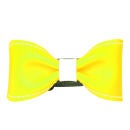 Anna Lou of London Limited Edition Leather Bow Bracelet - Neon Yellow